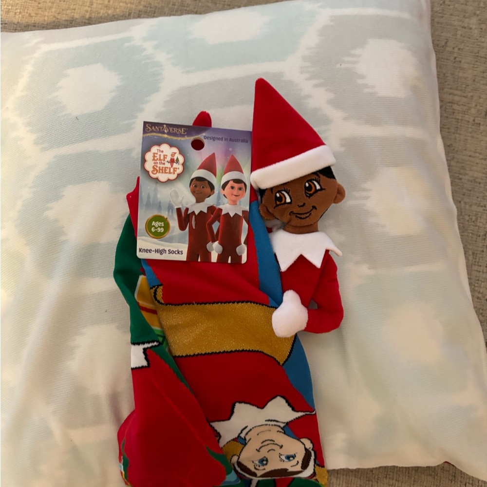 Santaverse Elf on the Shelf Knee-High Socks. New - Picture 4 of 7
